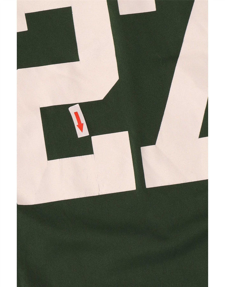 Camiseta Nike Boys Graphic Top 7-8 Anos Pequeno Poliéster Verde