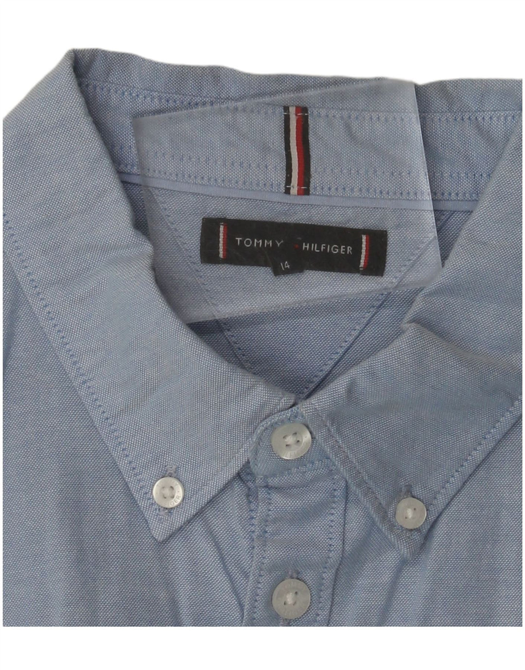 Camisa TOMMY HILFIGER Menino 13-14 Anos Azul