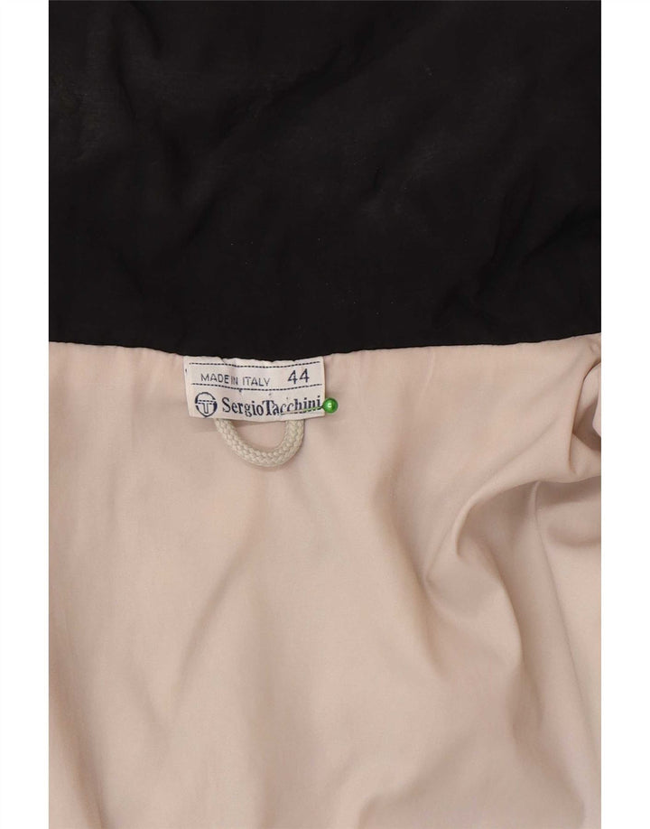 Jaqueta corta-vento feminina Sergio Tacchini IT 44 médio preto geométrico