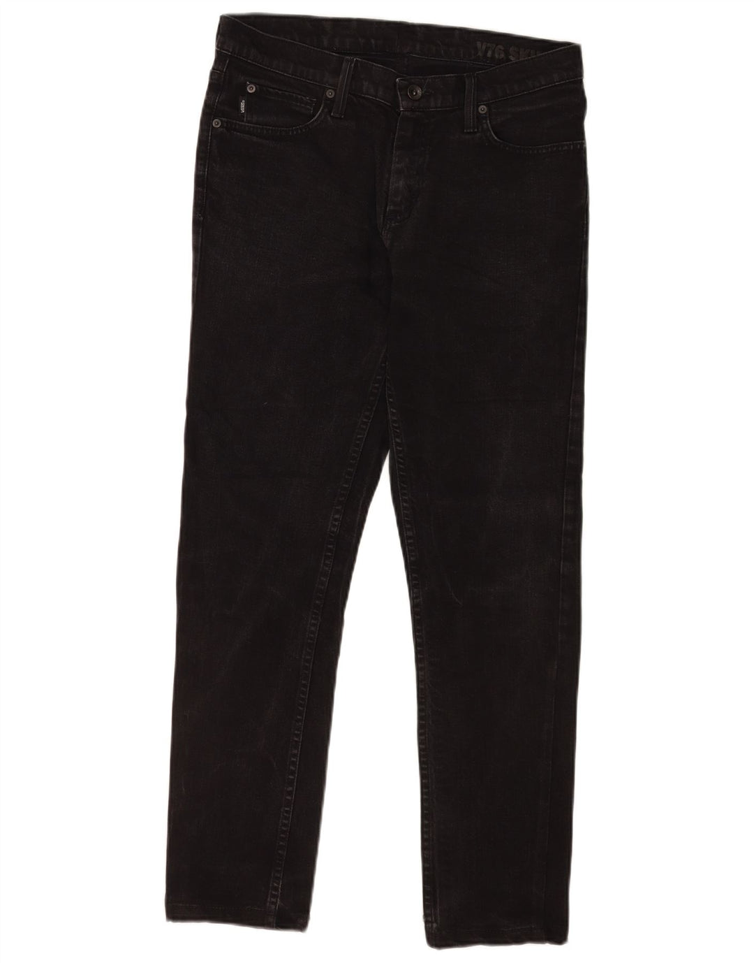 Vans Masculino Slim Jeans W34 L29 Preto Algodão