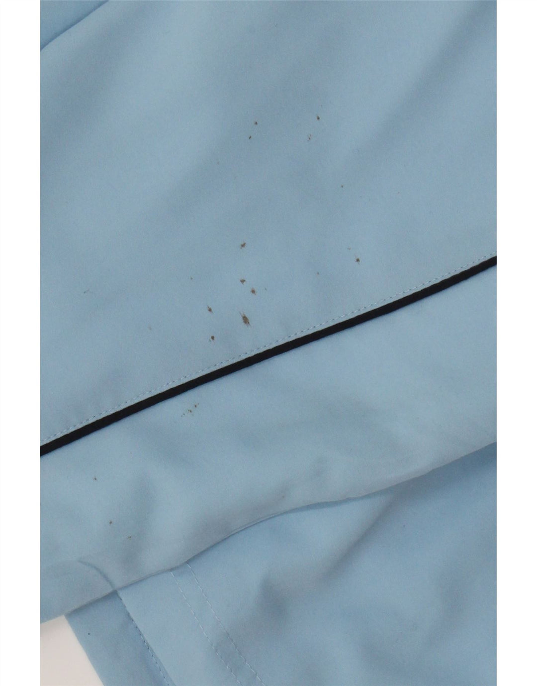 Adidas Womens Tracksuit Top Jacket UK 12 Médio Azul Poliéster