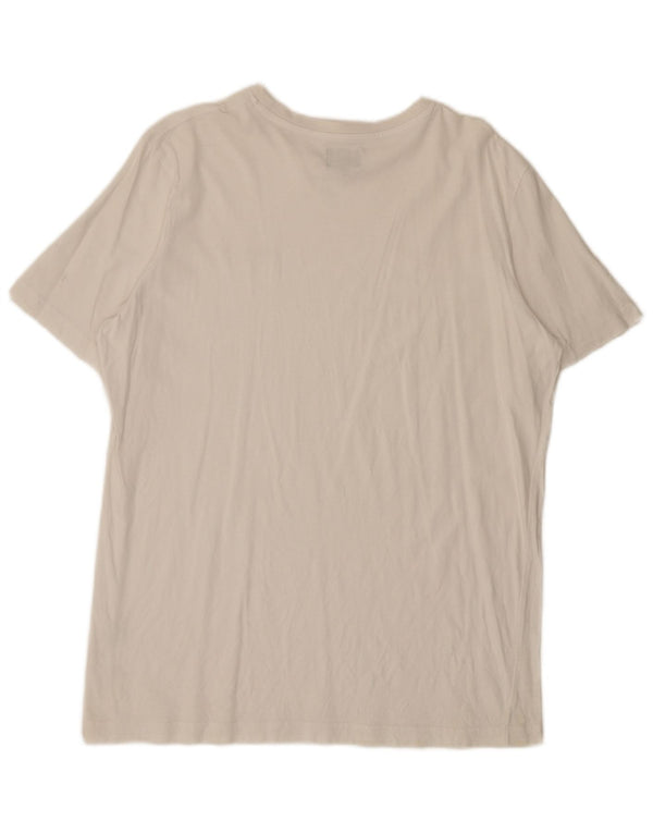 Camiseta masculina Enrico Coveri Top XL algodão branco