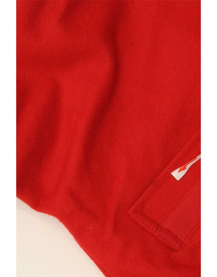 Jaqueta bomber feminina vintage IT 42 algodão vermelho médio