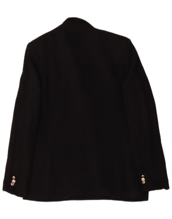 Jaqueta blazer feminina Pinko com peito duplo IT 42 poliéster preto médio