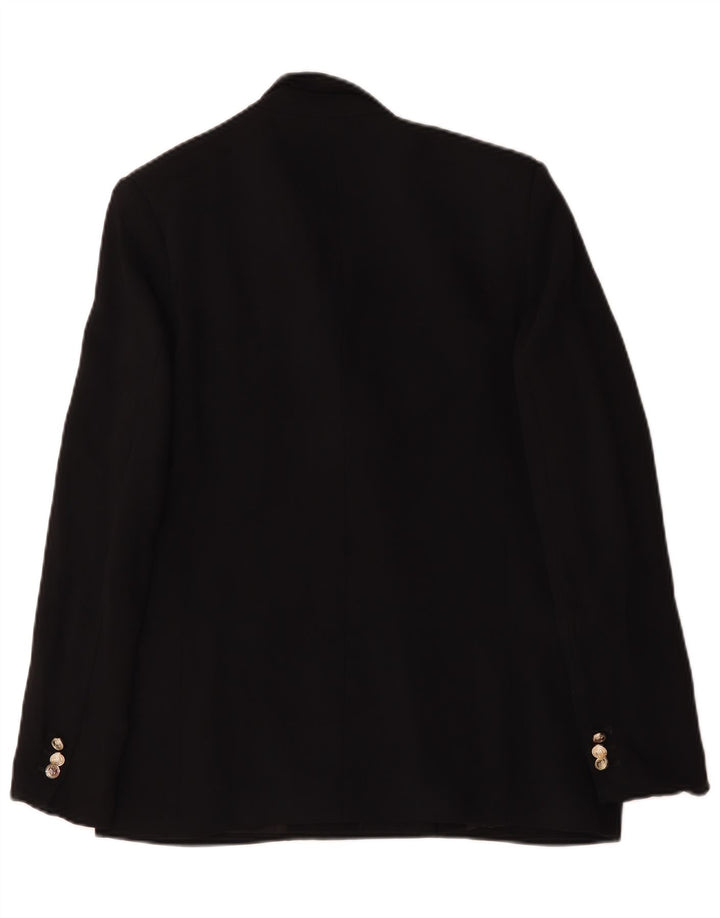 Jaqueta blazer feminina Pinko com peito duplo IT 42 poliéster preto médio