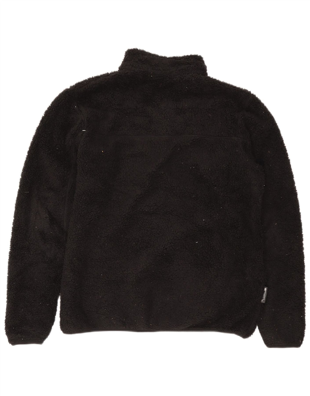 Mountain Warehouse Mens Zip Neck Fleece Jumper Grande Poliéster Preto