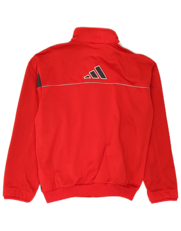 Jaqueta Adidas Boys Graphic Tracksuit Top 11-12 Anos Vermelho Colorblock
