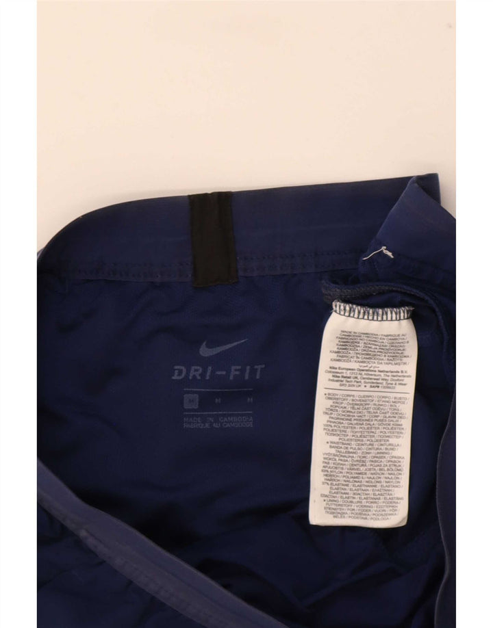 Shorts esportivos masculinos Nike Dri Fit médio azul marinho poliéster