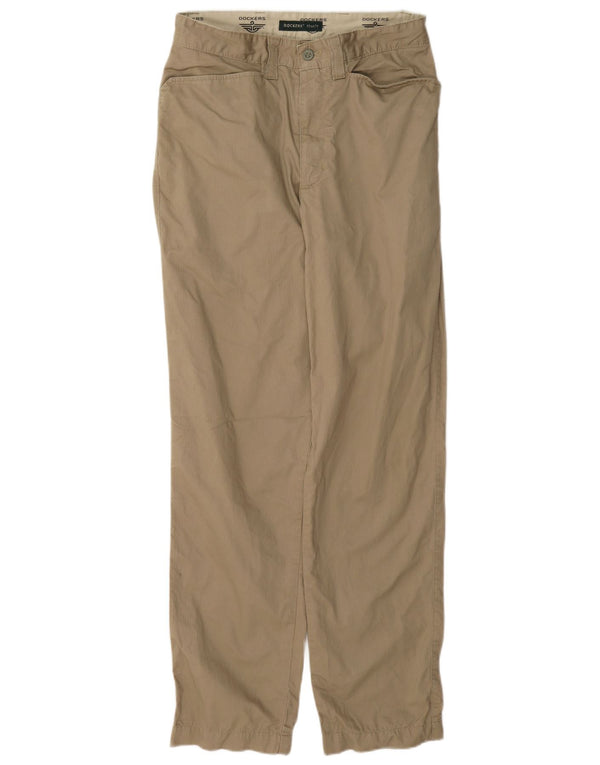 Calça masculina Dickies cáqui reta casual W29 L32 algodão bege