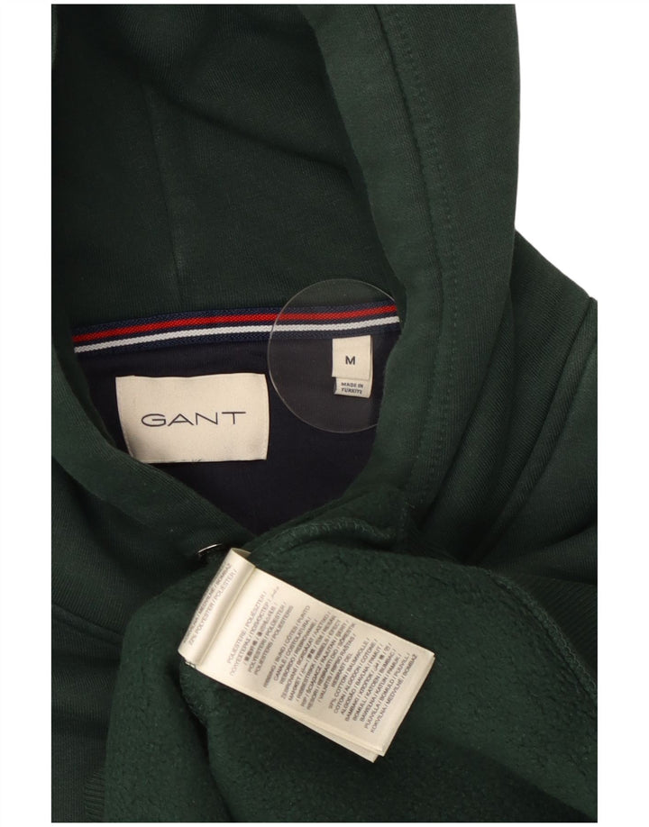 Gant moletom com capuz masculino médio algodão verde