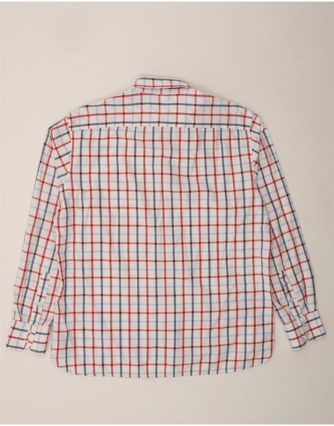 TOMMY HILFIGER Mens Shirt XL Multicoloured Check Cotton Vintage Tommy Hilfiger and Second-Hand Tommy Hilfiger from Messina Hembry 