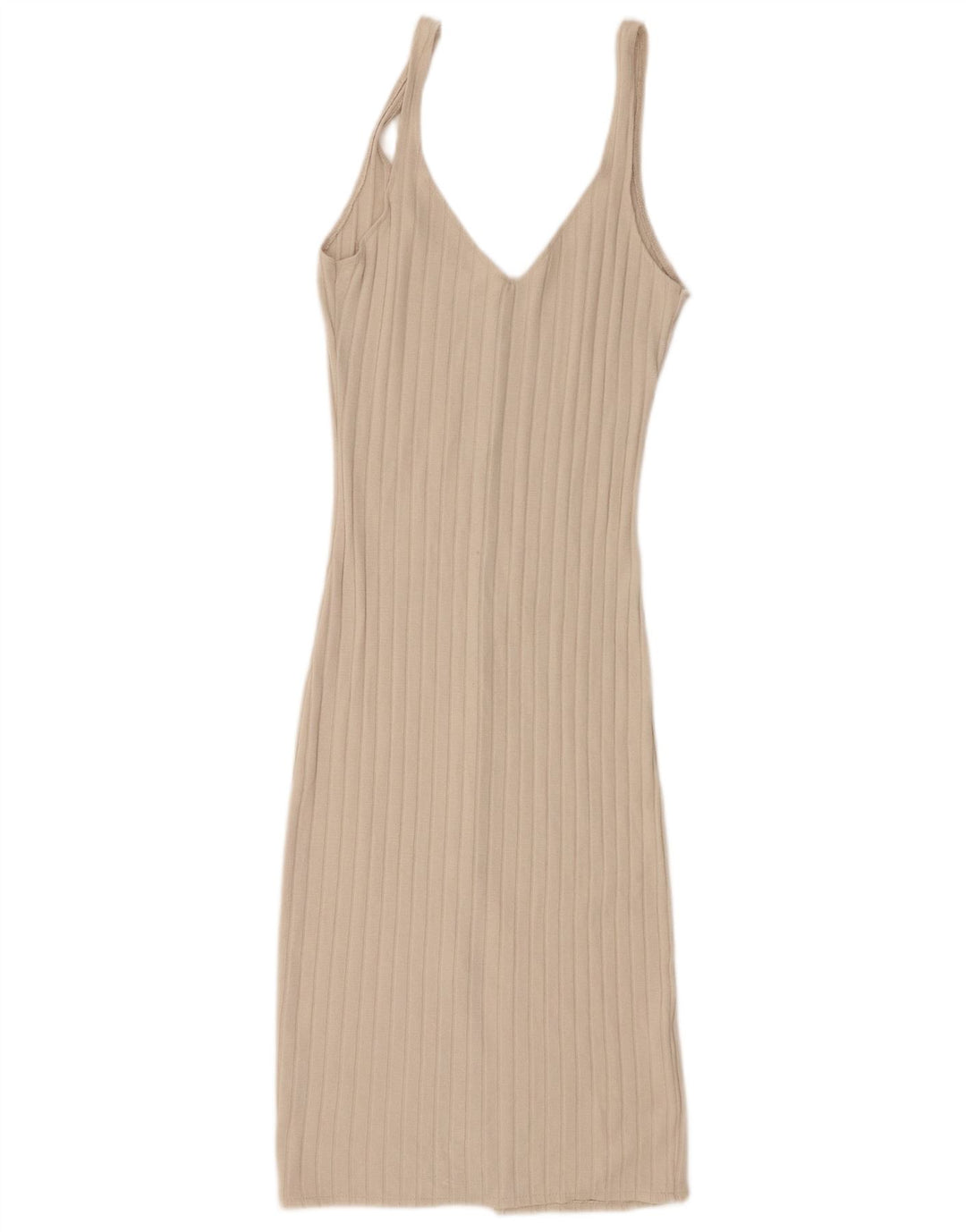 Vestido slip feminino Zara Reino Unido 10 pequeno bege viscose