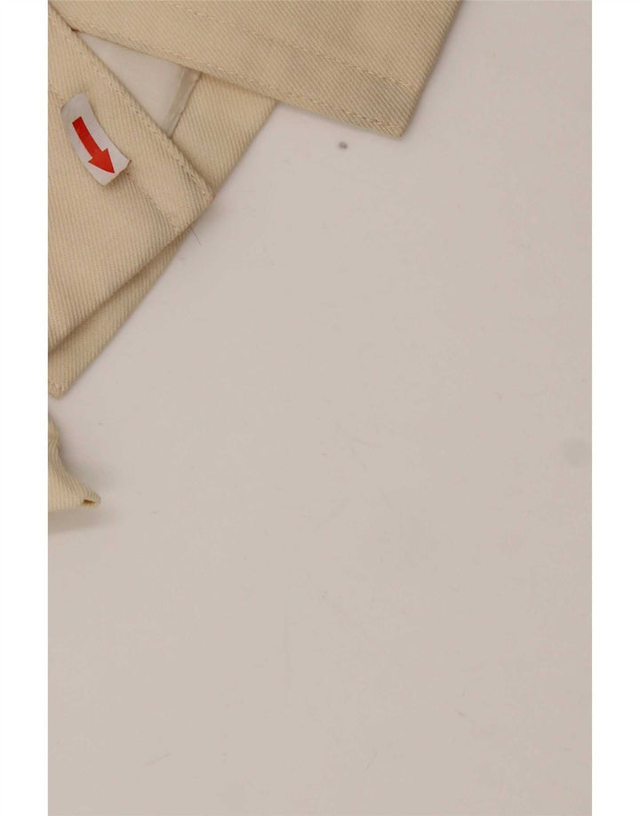 Jaqueta blazer feminina vintage com 3 botões IT 46 grande off white