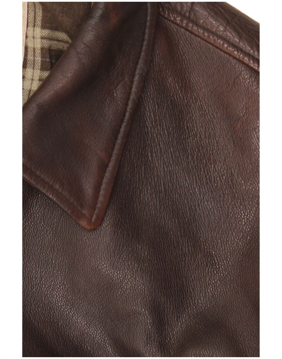 Jaqueta de couro masculina Harry&Moore IT 54 2XL couro marrom