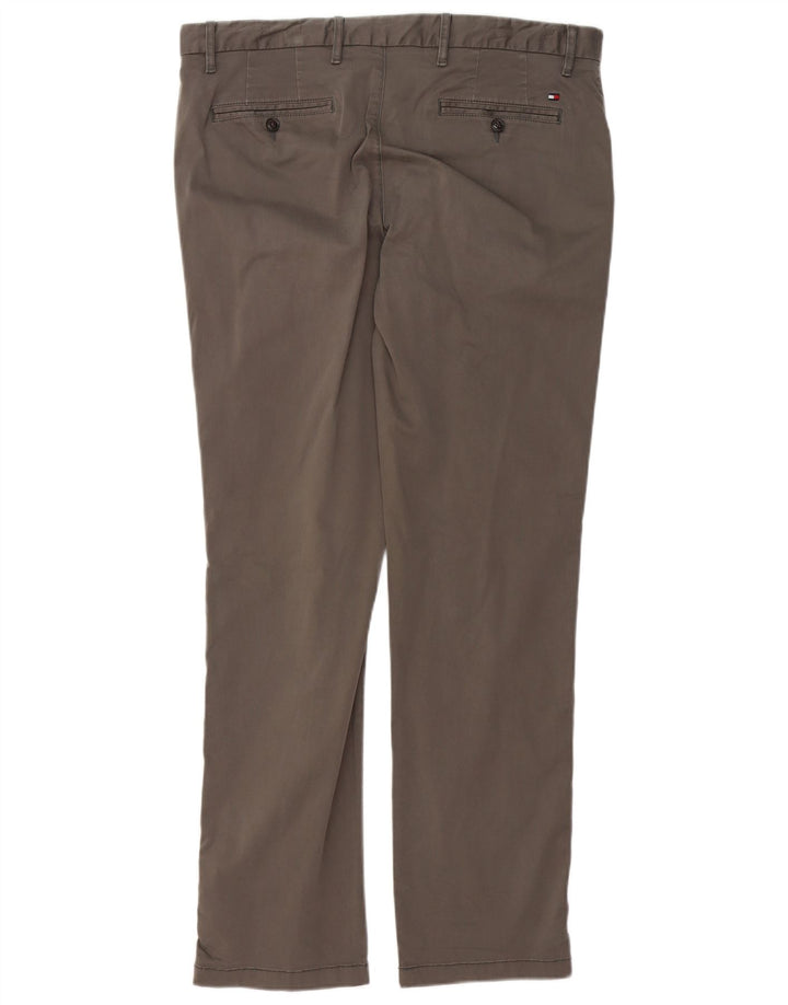 Calça Chino Masculina TOMMY HILFIGER W36 L32 Algodão Cinza