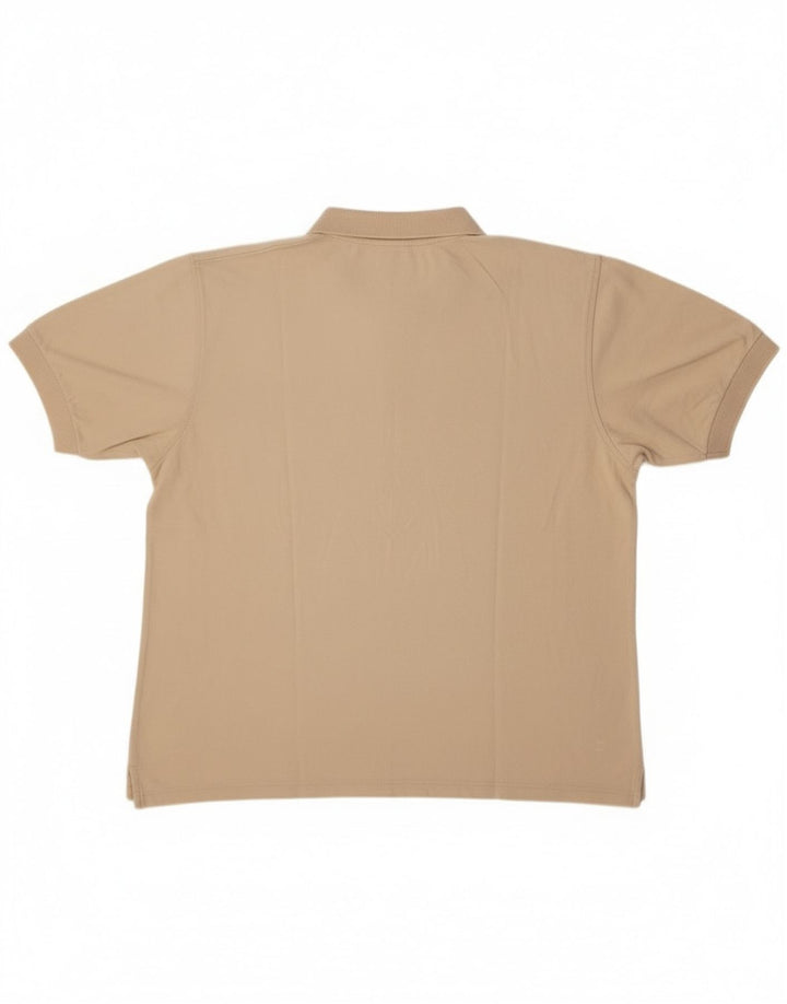 Polo Reebok Masculino Médio Bege