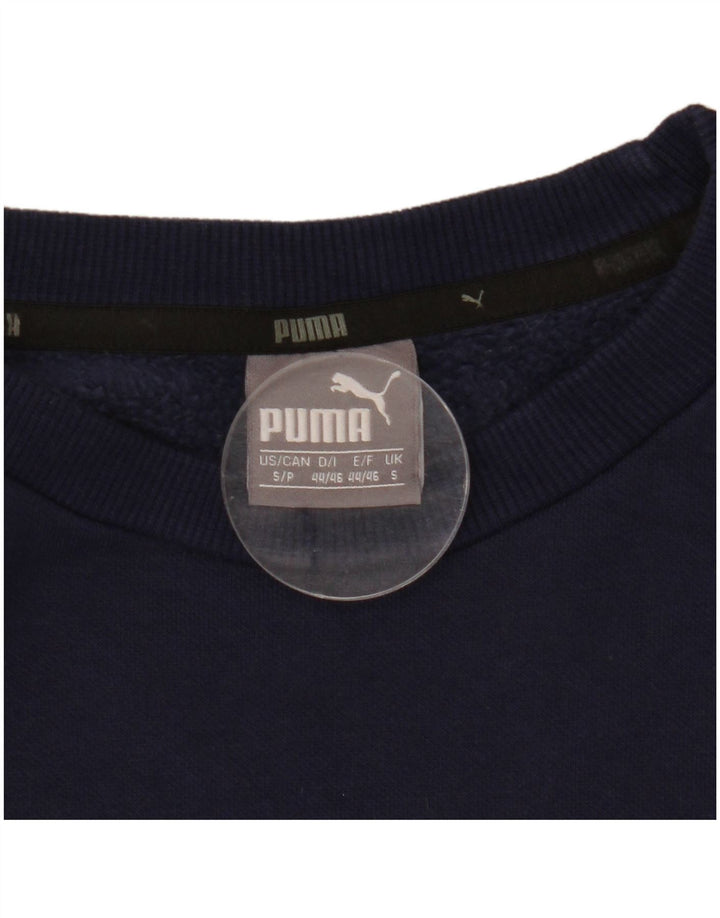 Puma moletom masculino jumper pequeno azul marinho