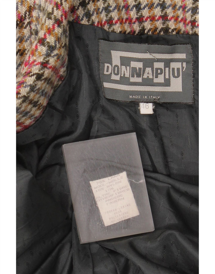 Jaqueta blazer feminina Donna Piu de grandes dimensões com 2 botões IT 46 verde grande