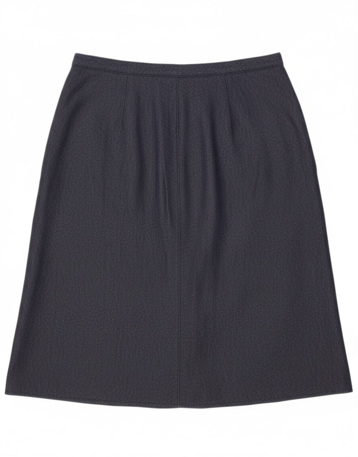 Saia vintage feminina linha A W34 grande azul