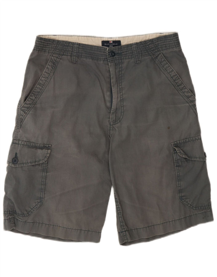 Shorts cargo masculino Marks & Spencer W32 algodão cinza médio