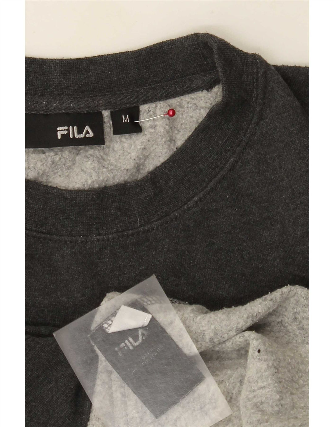Moletom masculino Fila Graphic Regular Fit moletom cinza médio algodão