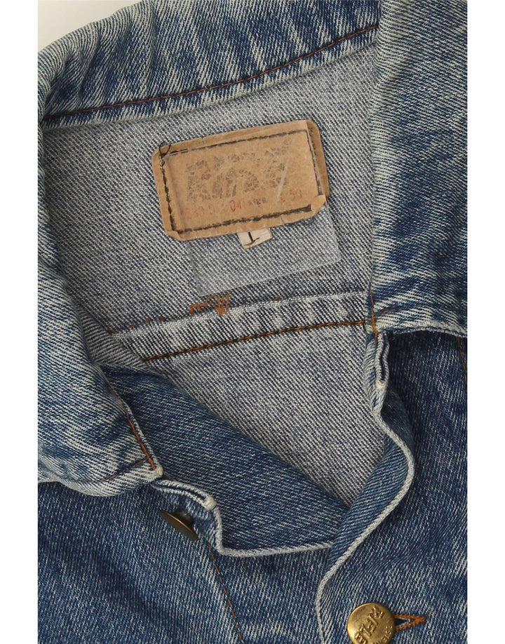 Jaqueta jeans masculina Rifle UK 40 grande azul
