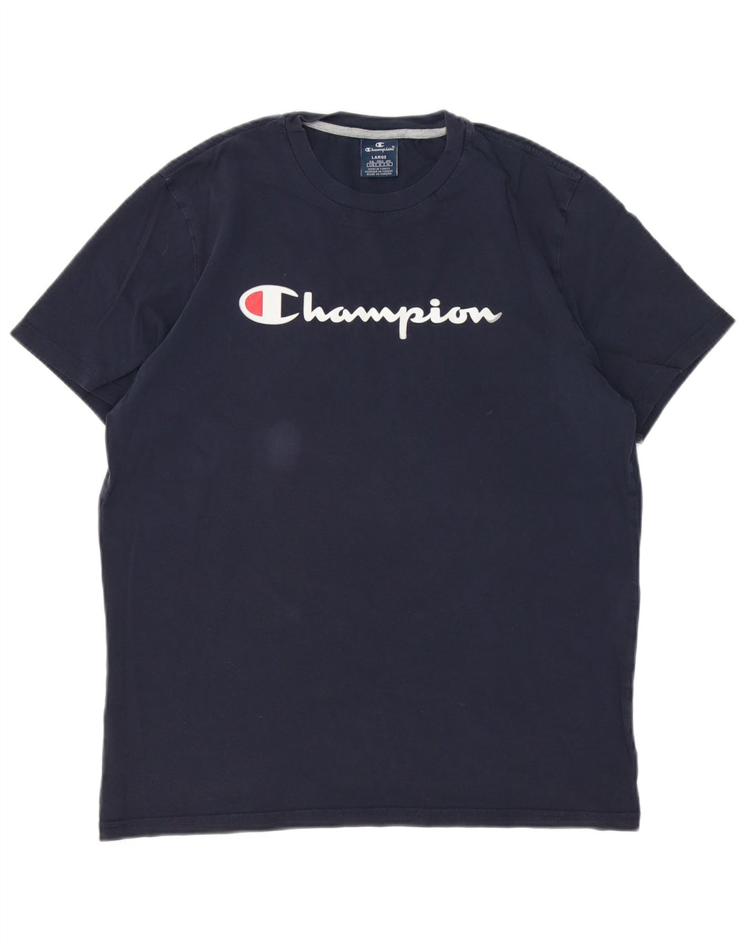 Camiseta gráfica masculina Champion grande azul marinho