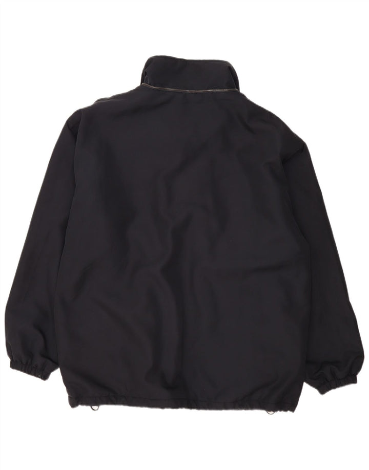 Jaqueta reversível masculina Kappa UK 40 grande poliéster preto