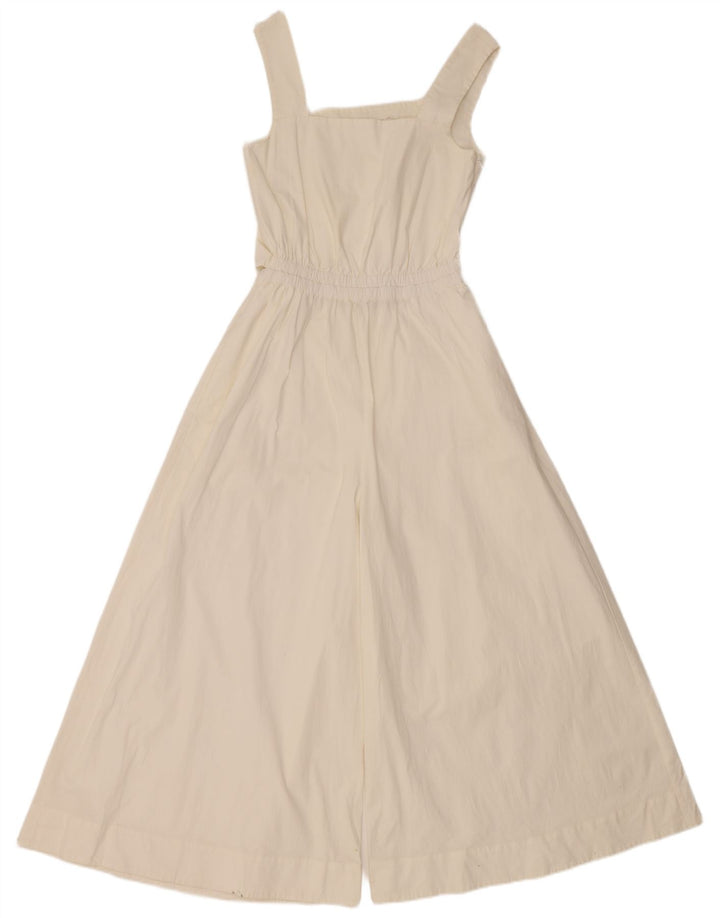 Macacão feminino sem mangas Cos EU 34 XS algodão branco