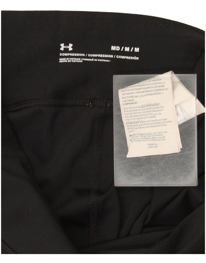 Under Armour Womens Graphic Leggings UK 12 Médio Preto Poliéster