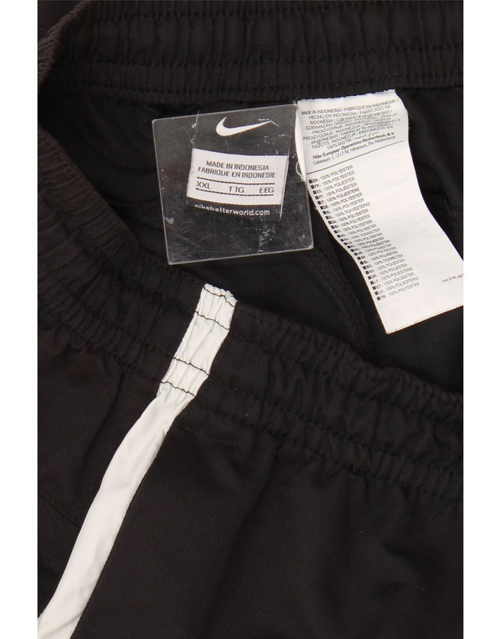 Shorts esportivos masculinos Nike 2XL poliéster colorblock preto