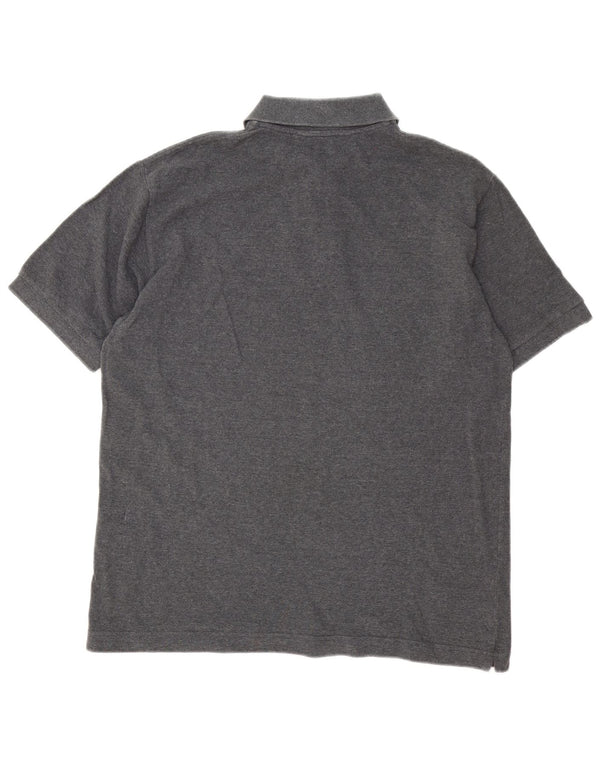 Camisa polo masculina Kappa grande algodão cinza