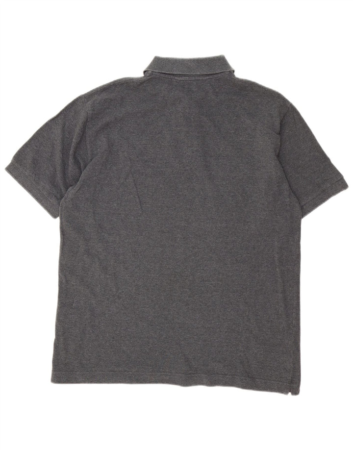Camisa polo masculina Kappa grande algodão cinza
