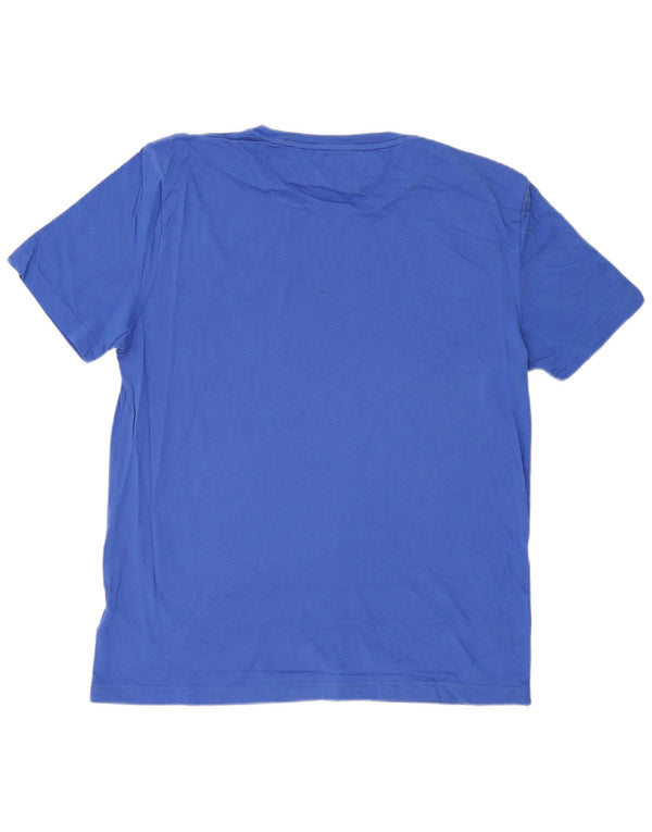 Camiseta masculina TOMMY HILFIGER com estampa gráfica 2XL algodão azul