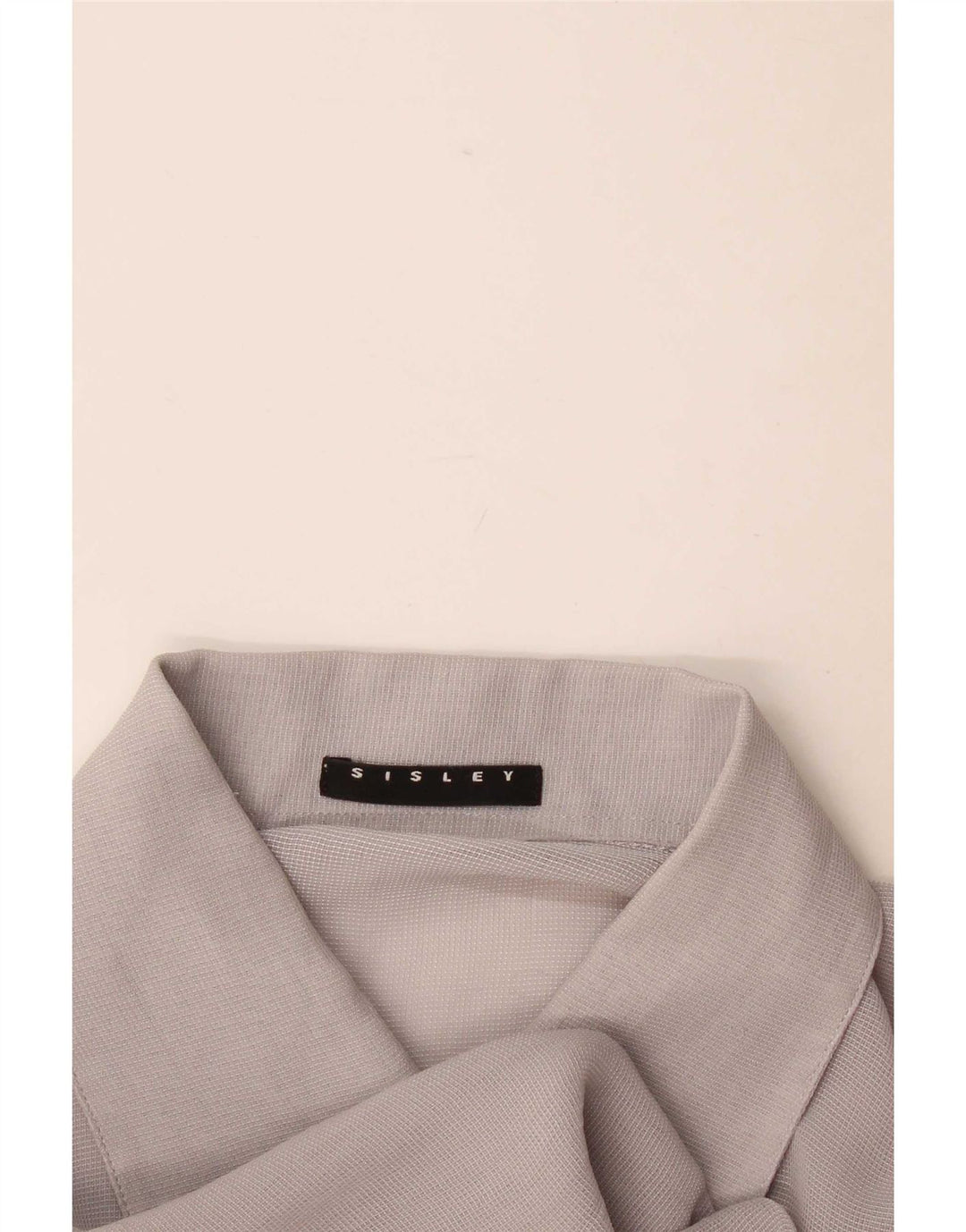 Camisa feminina Sisley UK 14 cinza médio