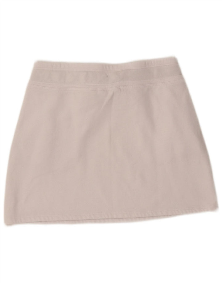 Saia de tênis feminina DKNY UK 6 XS algodão branco
