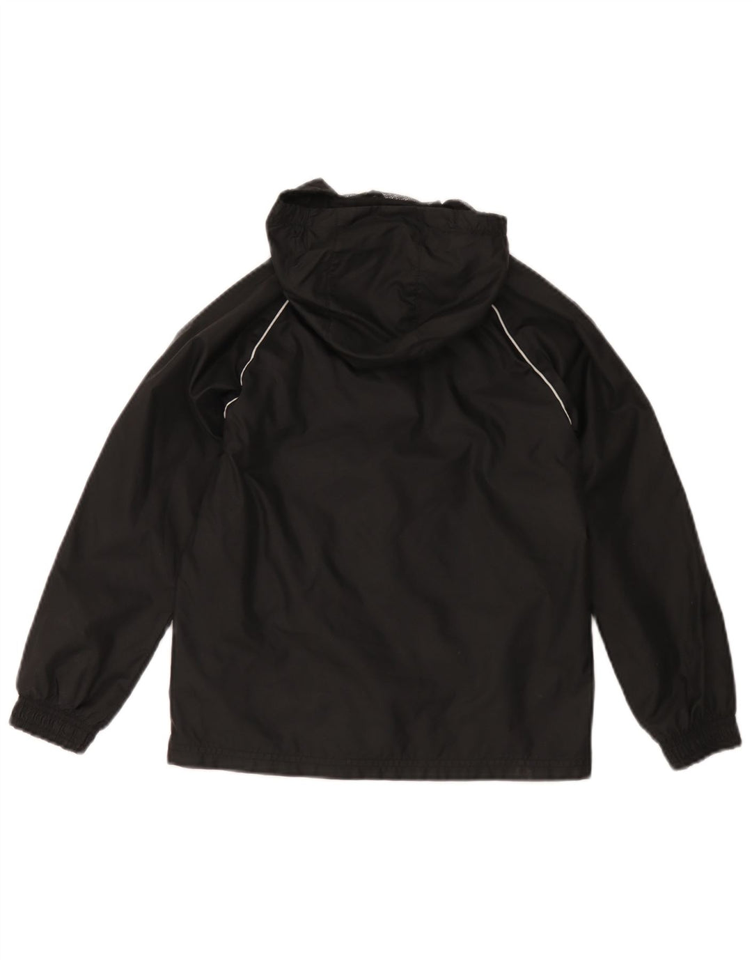Casaco de chuva com capuz Adidas Boys 7-8 anos preto poliéster