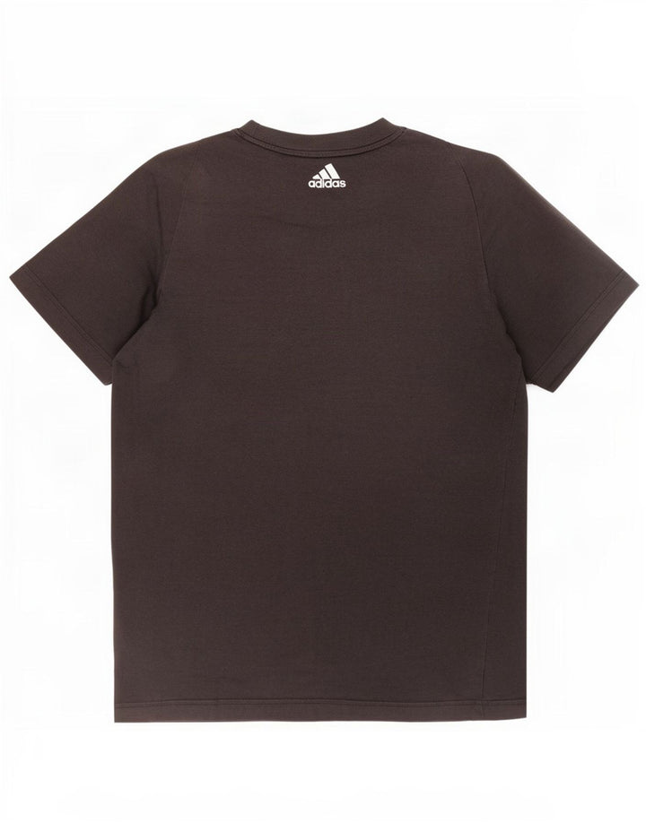 Adidas Mens T-Shirt Top Pequeno Bloco Colorido Preto
