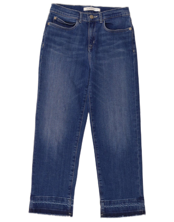CALVIN KLEIN Jeans retos para meninas 11-12 anos W26 L23 Azul Algodão
