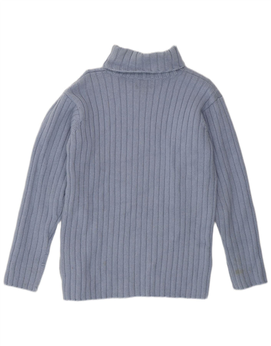 Suéter feminino JIGSAW com gola redonda Reino Unido 14 lã azul médio