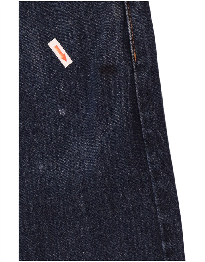 Calça jeans masculina Levi's 505 Regular Fit Straight W33 L26 Azul Algodão