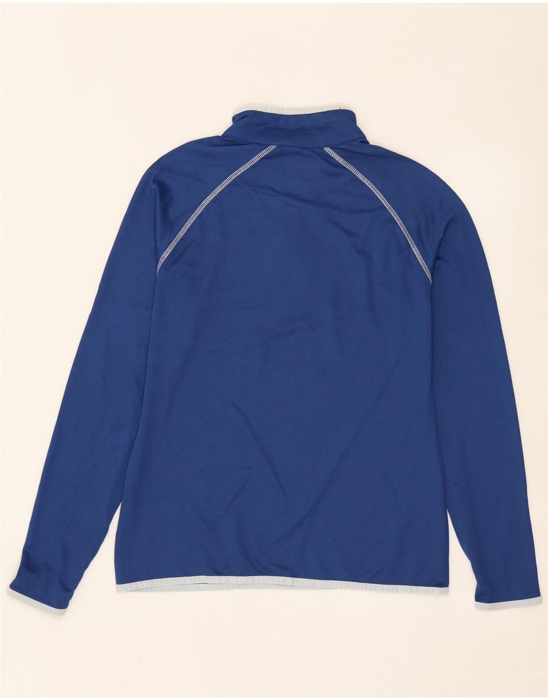 Pulôver feminino NFL Colts com zíper e gola alta Reino Unido 16 grande azul marinho