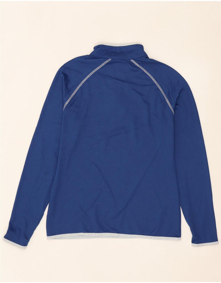 Pulôver feminino NFL Colts com zíper e gola alta Reino Unido 16 grande azul marinho