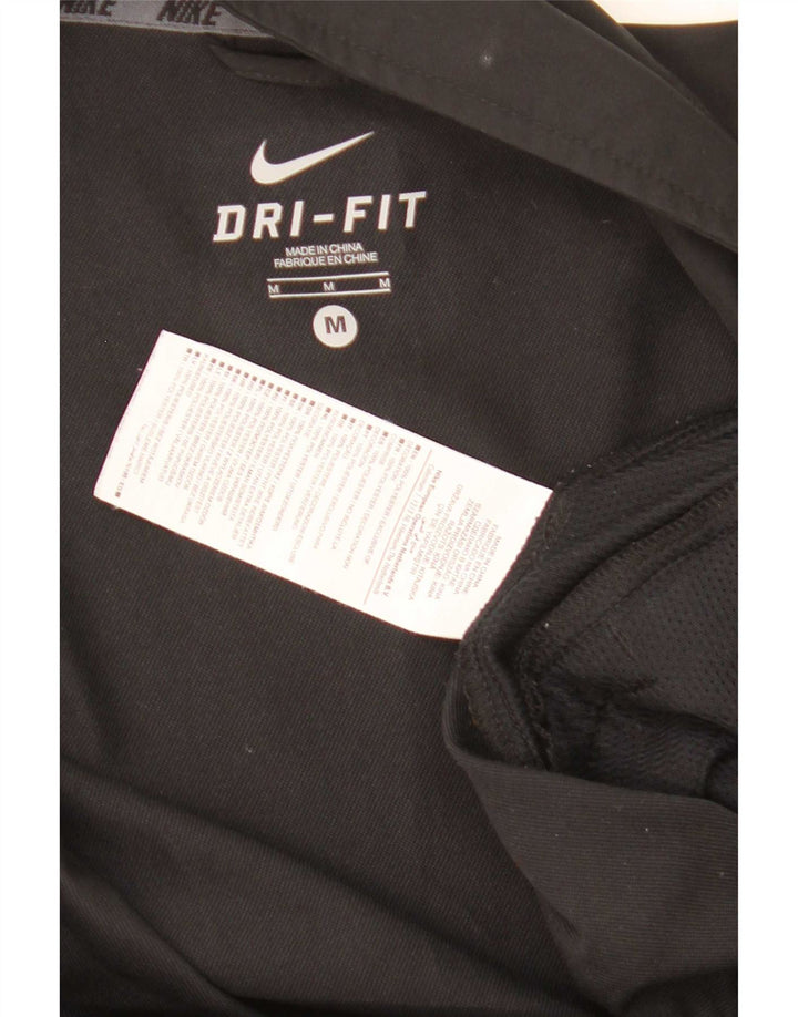 Jaqueta Nike Mens Dri Fit Tracksuit Top Médio Preto Colourblock Poliéster