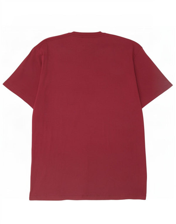 Vans Camiseta masculina gráfica Top XL Algodão Borgonha