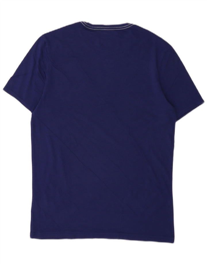 Guess Camiseta masculina gráfica Top médio algodão roxo