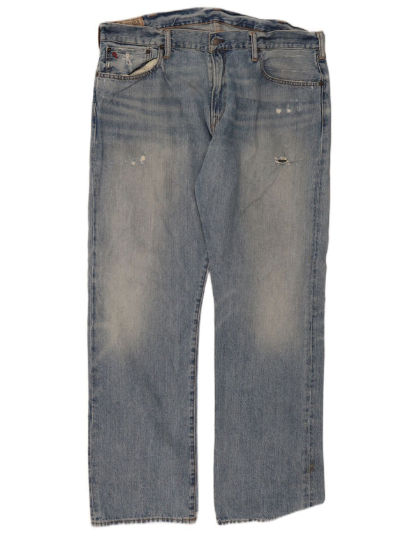Polo Ralph Lauren Calça jeans reta masculina W38 L32 Azul