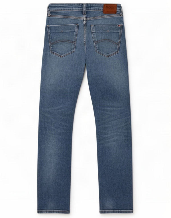 Tommy Hilfiger Mens Slim Jeans W30 L32 Azul Algodão