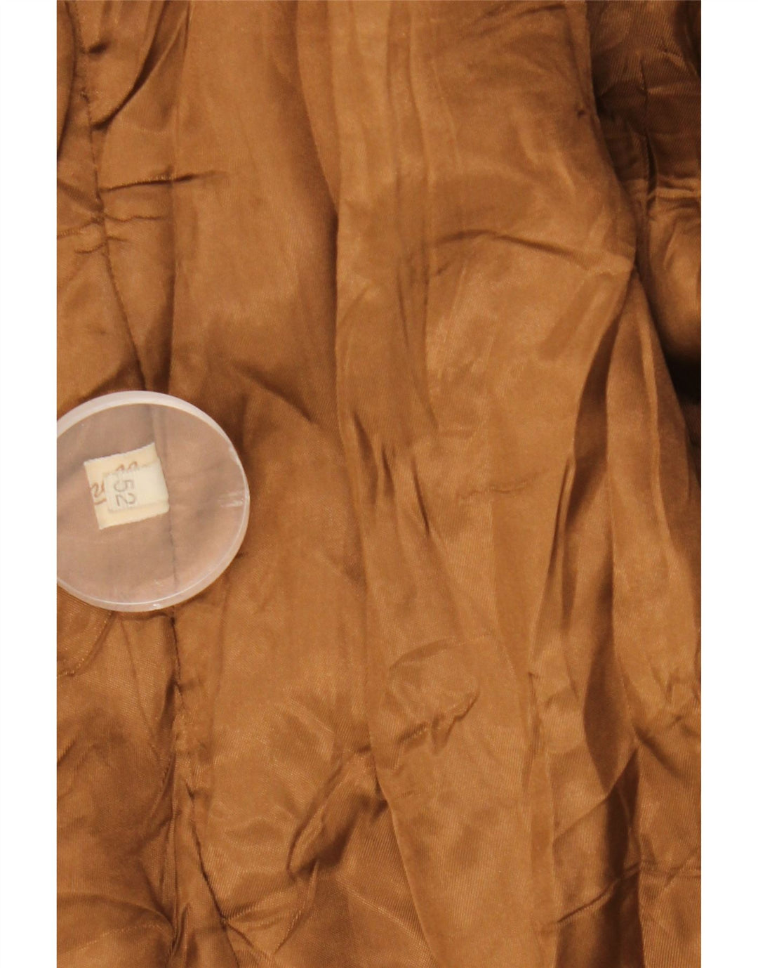 Casaco de couro masculino vintage IT 52 XL couro marrom