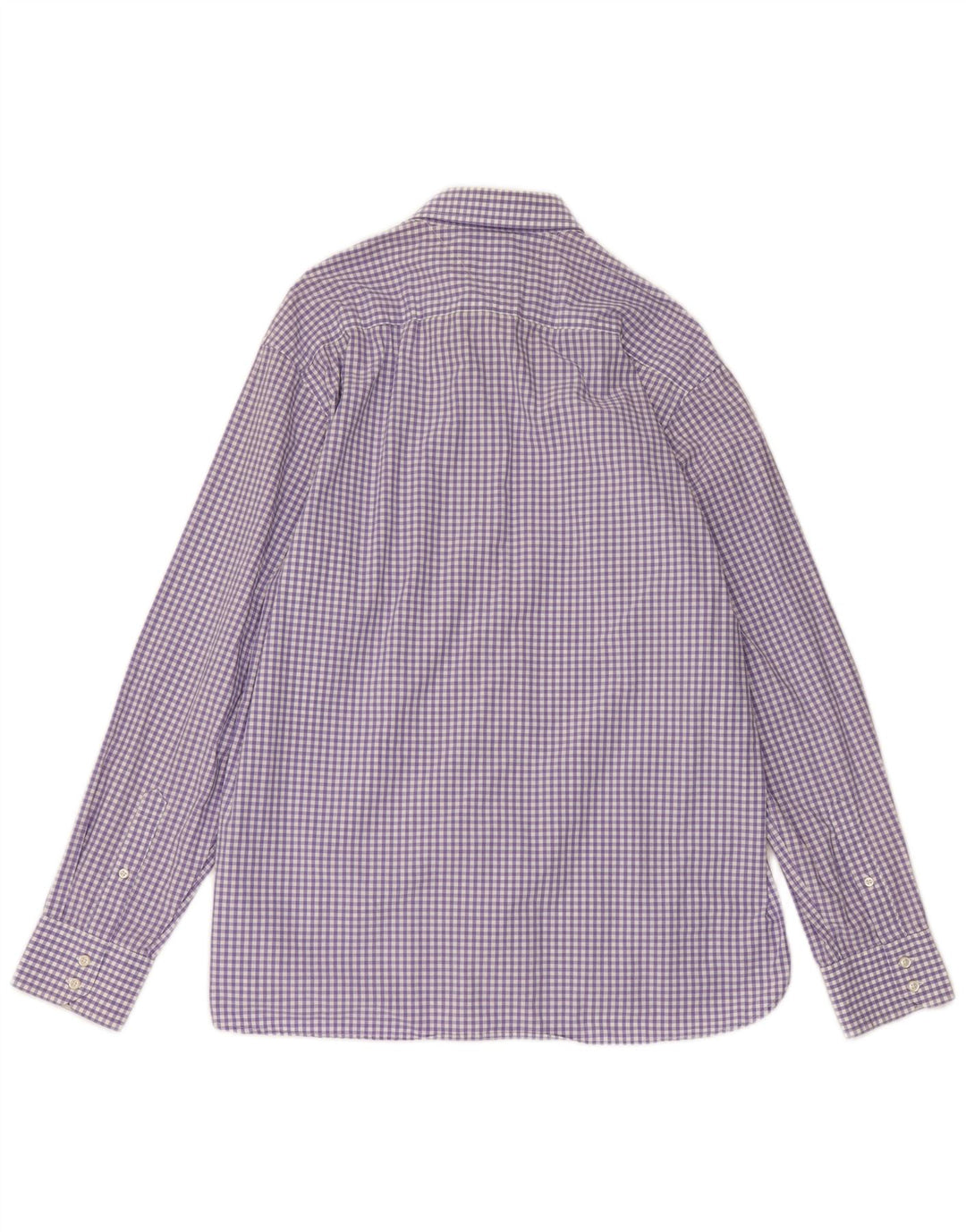 Camisa masculina TOMMY HILFIGER XL de algodão xadrez roxo